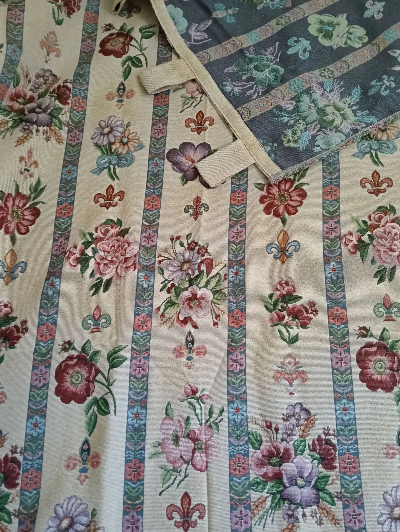 Cortinas ramitos variados flores